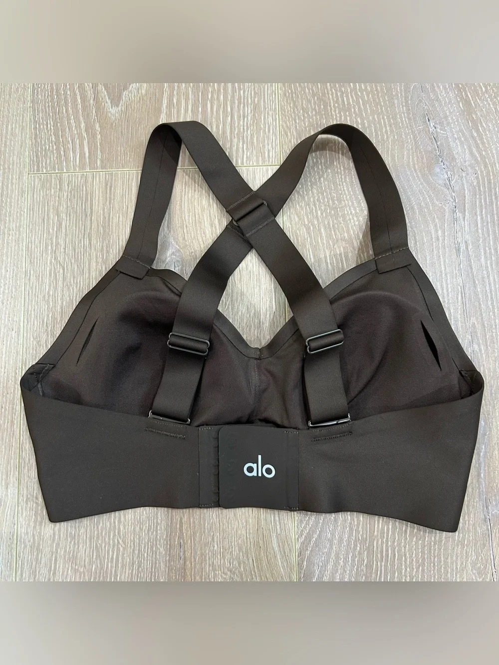 Alo Yoga Airlift Strength Bra Brown Size Extra Small